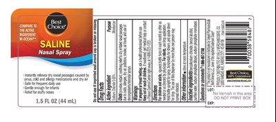 Best Choice Saline Nasal Spray (Saline Nasal Spray)